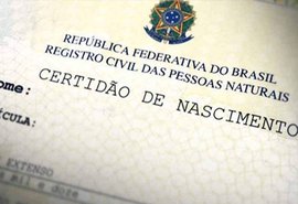 Emissão gratuita da Certidão de Nascimento é garantida por Lei Federal