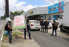 Prefeitura de Maceió inicia operação contra poluição visual