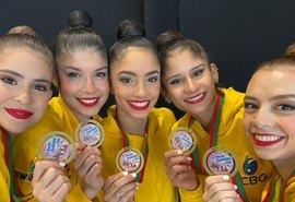Alagoana traz medalha de ouro inédita para o Brasil em mundial de ginástica rítmica