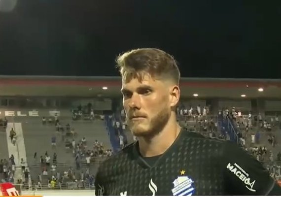 Wellerson desabafa após empate do CSA: 'Estavam procurando uma falha minha'