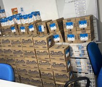 1.916 litros de leite da marca Natville são apreendidos pela Vigilância Sanitária