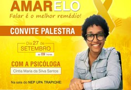 Suicídio é tema de palestra para profissionais de saúde na UPA Trapiche