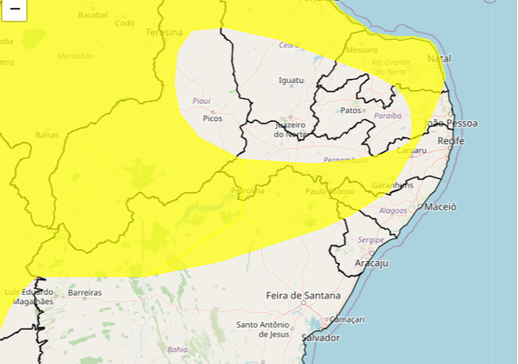 Inmet renova alerta de chuvas intensas para 26 municípios de AL; confira