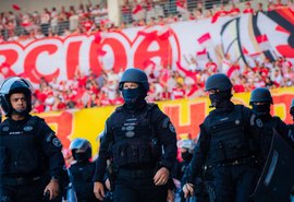Operação reforçada marca jogo decisivo entre CRB e Figueirense