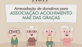 TJ/AL arrecada donativos para Associação Acolhimento Mãe das Graças