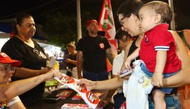 PT intensifica mobilização de rua em Maceió e no interior de Alagoas
