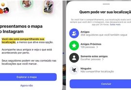 Meta diz que liberou mapa de localização do Instagram por engano
