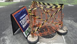 Rua Ariosvaldo Cintra recebe serviços da Operação Tampa Bueiro em Maceió