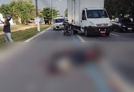 Acidente entre ônibus e motocicleta deixa um morto em Maceió