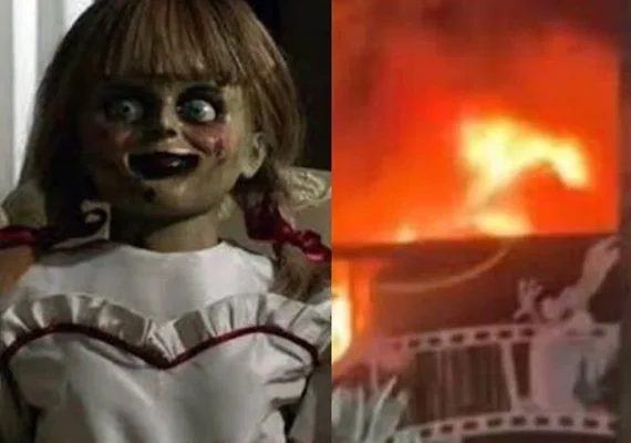 Exposição com boneca original do filme Annabelle pega fogo no Rio