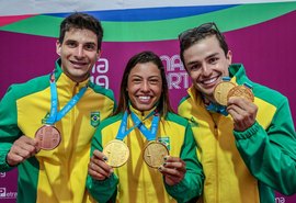 Brasil começa última semana como vice-líder do quadro de medalhas