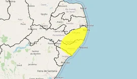 Inmet amplia alerta de chuvas para 95 municípios de AL