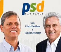 Convite do PSD sugere aliança entre Tarcísio e Caiado em convenção estadual