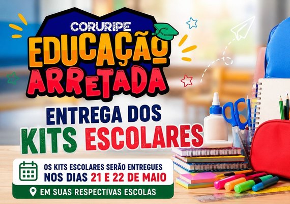 Educação pública: Calendário de entrega dos kits escolares em Coruripe é divulgado