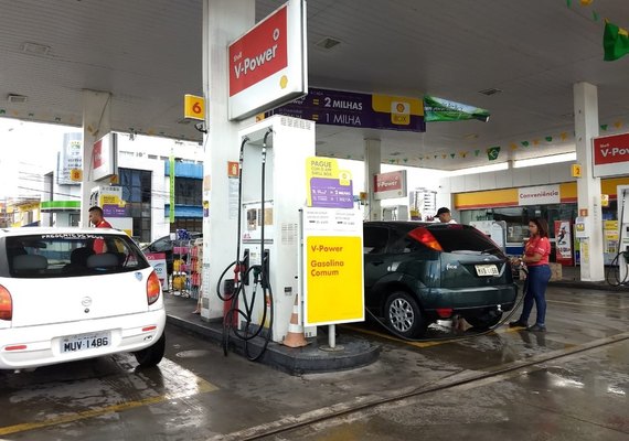 Gasolina chega a R$ 5,29 nas bombas dos postos alagoanos