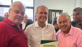 Presidente da Faeal busca apoio para setor da cana com Renan Calheiros