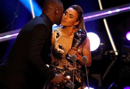 Marta vence prêmio Fifa de melhor jogadora do mundo
