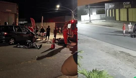 Motociclista é arremessado após colisão com carro e morre em Penedo