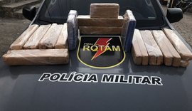 Batalhão de Rotam apreende mais de 26 kg de maconha na rodoviária de Maceió