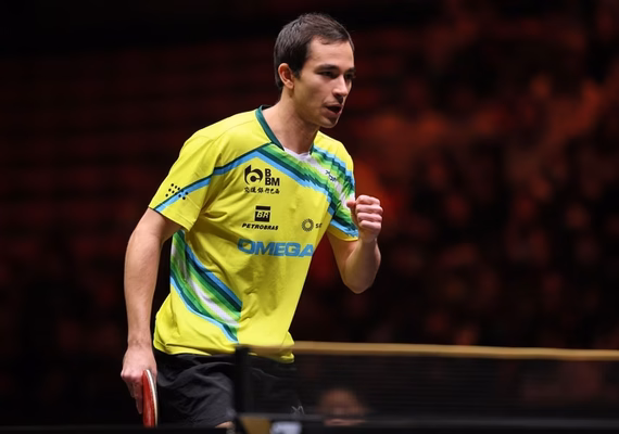 Histórico! Hugo Calderano é campeão da Copa do Mundo de tênis de mesa