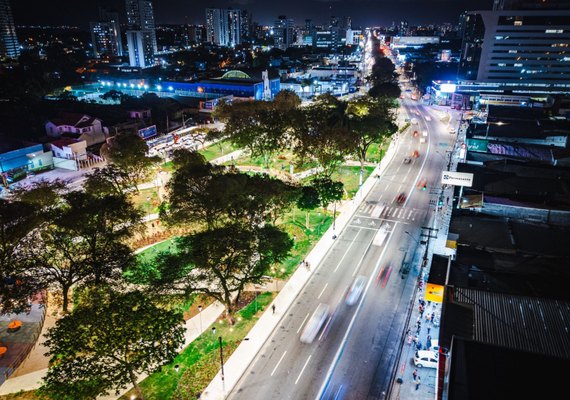 Investimento recorde em iluminação gera economia para Maceió e favorece moradores