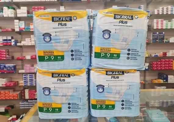 Fraldas geriátricas gratuitas estão disponíveis em Maceió pelo Farmácia Popular