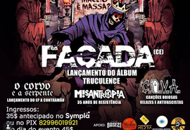 Egomorte lança álbum e reúne bandas de metal e punk em Maceió