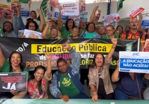 Sinteal acusa JHC de mentir e desvalorizar educação com novo reajuste menor que o prometido