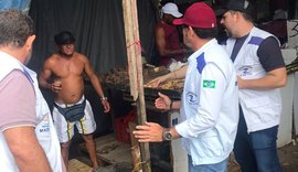 Fiscalização apreende 300 kg de alimentos impróprios para consumo