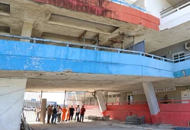 MPAL vistoria obras no Rei Pelé e avalia condições de segurança do estádio