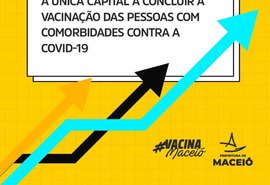 Maceió se torna a primeira capital do Brasil a concluir a vacinação de pessoas com comorbidades