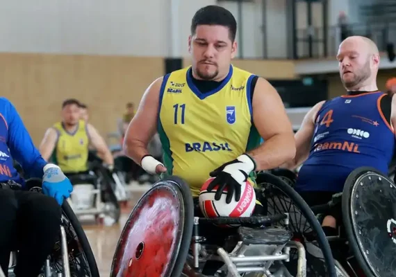 Brasil fica perto de vaga paralímpica no rúgbi em cadeira de rodas