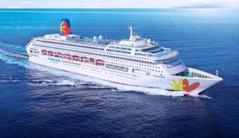Maceió recebe navio com mais de 2 mil passageiros nesta terça-feira