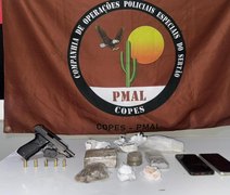 Operações da PM resultam na apreensão de drogas e armas no Sertão de Alagoas