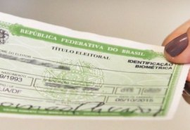 47,5 mil eleitores de Alagoas que não regularizarem o título a partir desta quinta-feira podem ter documento cancelado