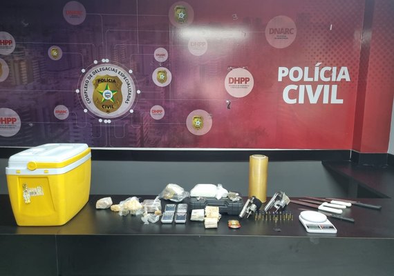 Líder de facção é preso por tráfico e homicídios na orla de Maceió