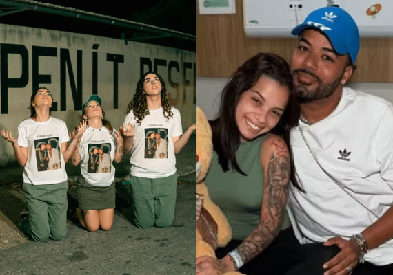 Kamylinha protesta em frente a presídio pela liberdade de Hytalo Santos no Natal