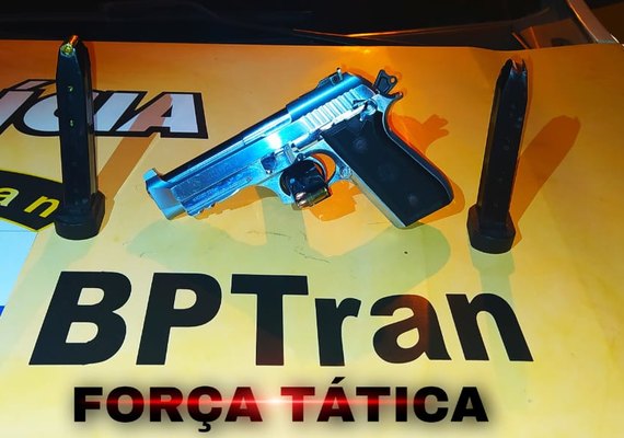 Homem é preso com pistola no bairro do Benedito Bentes