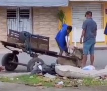 VÍDEO: Homem é flagrado agredindo jumento na parte baixa de Maceió