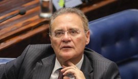 Renan Calheiros usou o Twitter para criticar a viagem de Bolsonaro aos EUA