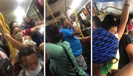 Distanciamento não é respeitado no transporte público de Maceió