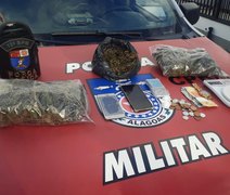 Polícia Militar apreende cerca de 15kg de drogas em Maceió