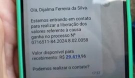 Idoso perde mais de R$ 7 mil em golpe de falso processo judicial em Arapiraca