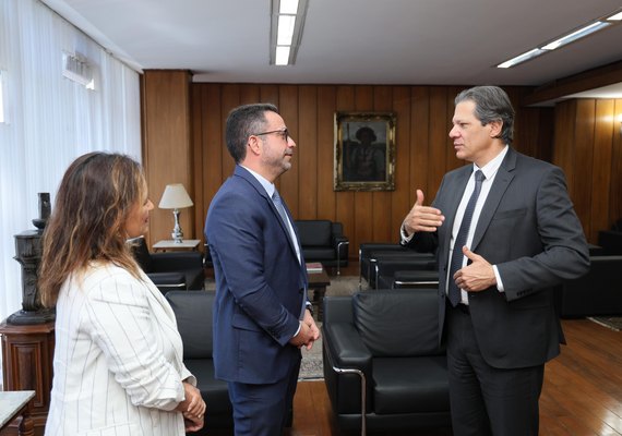 Com Haddad, governador discute Plano de Investimentos Federais em Alagoas