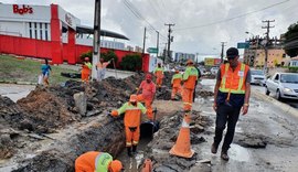 Avenida Gustavo Paiva: obras de manutenção em galeria têm 35% de execução