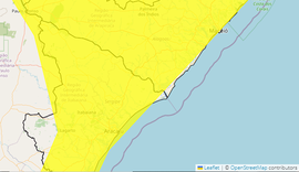 ﻿Inmet renova alerta de chuvas intensas para todo estado de Alagoas até sábado (4)