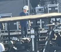 Trabalhador morre na montagem do palco para show de Shakira