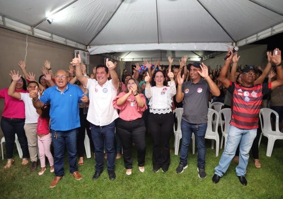 Fabiana Pessoa recebe o apoio da vice-prefeita de Piaçabuçu