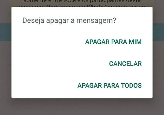 WhatsApp vai permitir apagar mensagens para todos até dois dias depois do envio