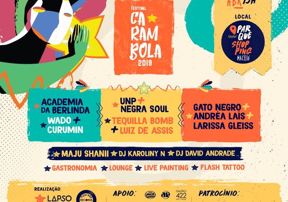 Semana Carambola segue com oficinas gratuitas até a sexta-feira (5)